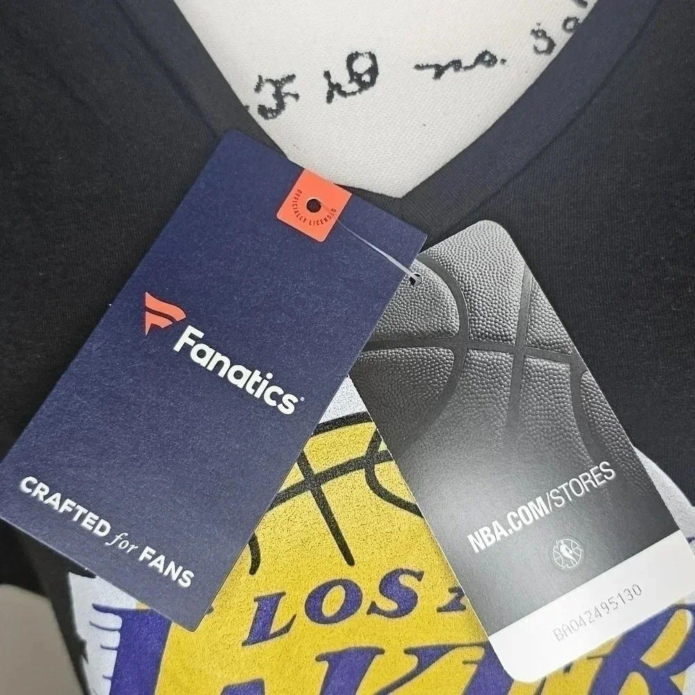 Fanatics Women's Los Angeles Lakers Lebron James #6 T-Shirt Size XL Black - Picture 6 of 11